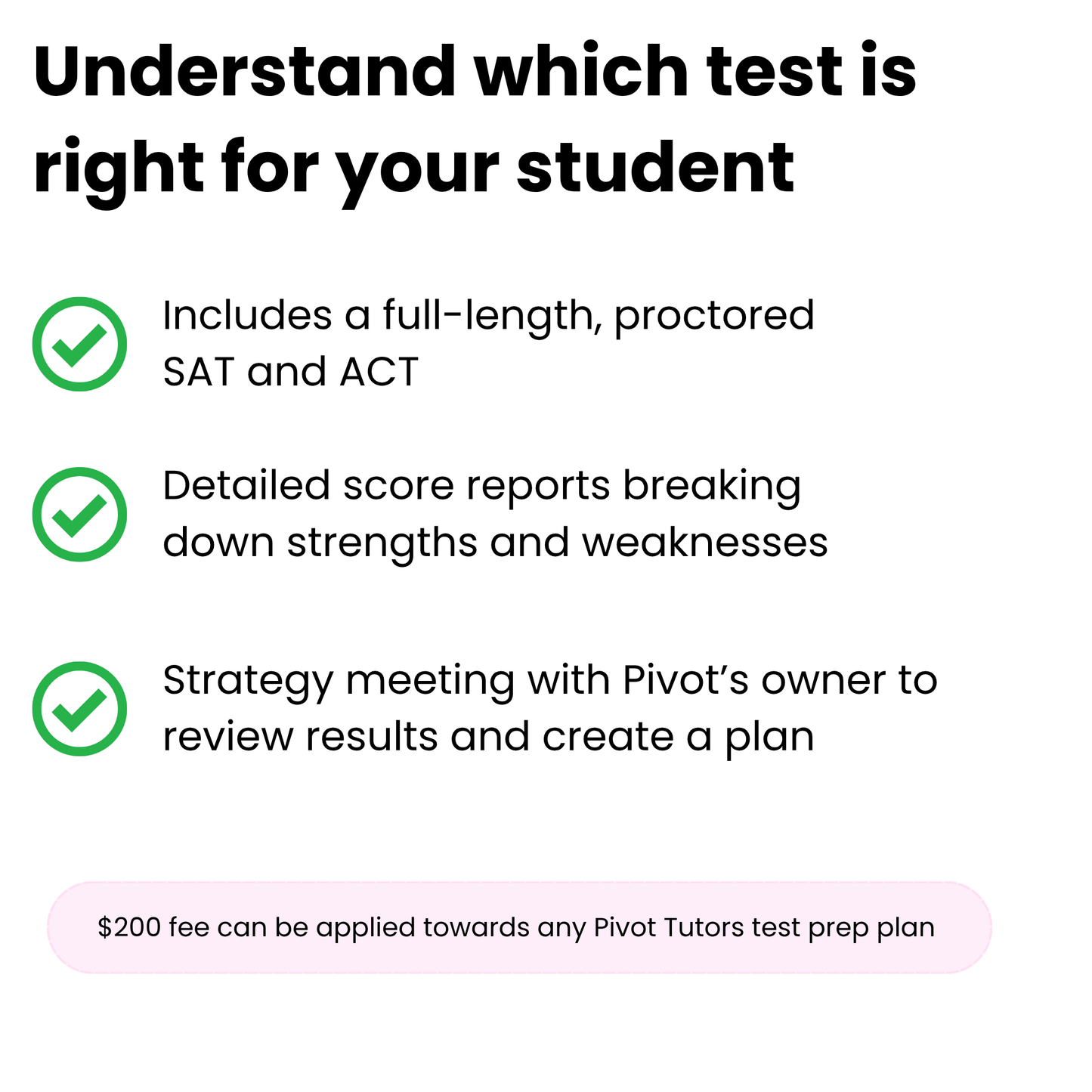 SAT/ACT Diagnostic Testing
