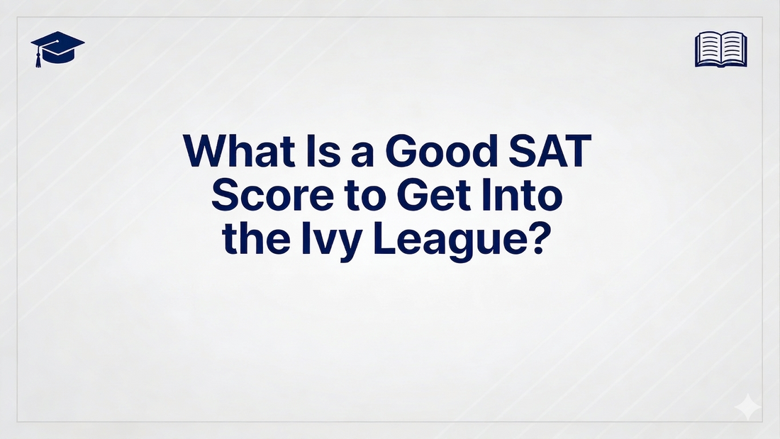 What Is a Good SAT Score to Get Into the Ivy League?