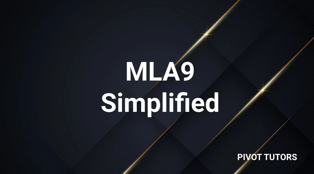 MLA 9 Simplified