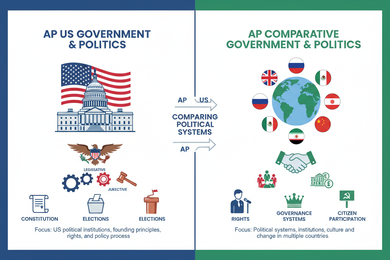 AP US Gov vs AP Comparative Gov: Key Differences | Pivot Tutors