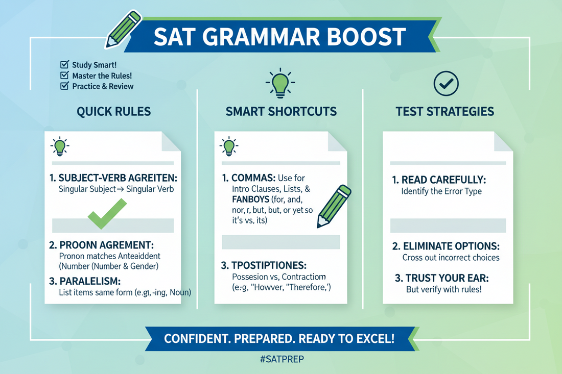 Master the SAT Writing Section: SAT Grammar Hacks to Get a High English Score