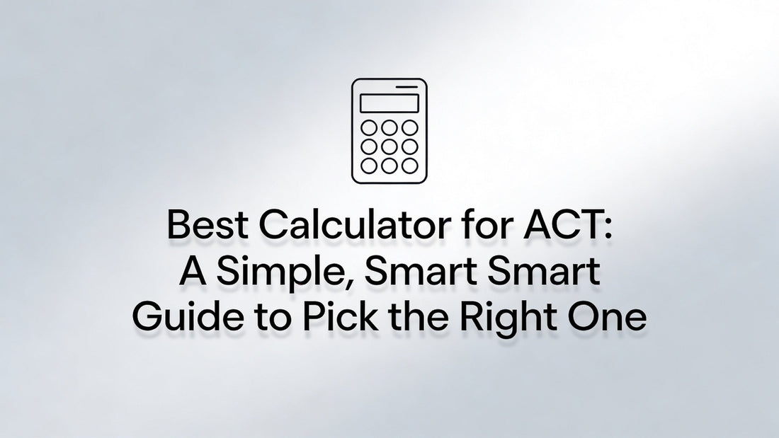 Best Calculator for ACT: A Simple, Smart Guide to Pick the Right One