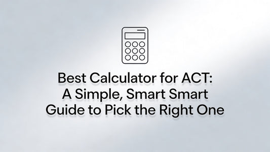 Best Calculator for ACT: A Simple, Smart Guide to Pick the Right One