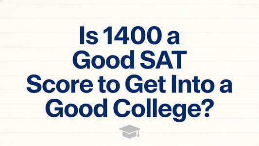 Is 1400 a Good SAT Score to Get Into a Good College?